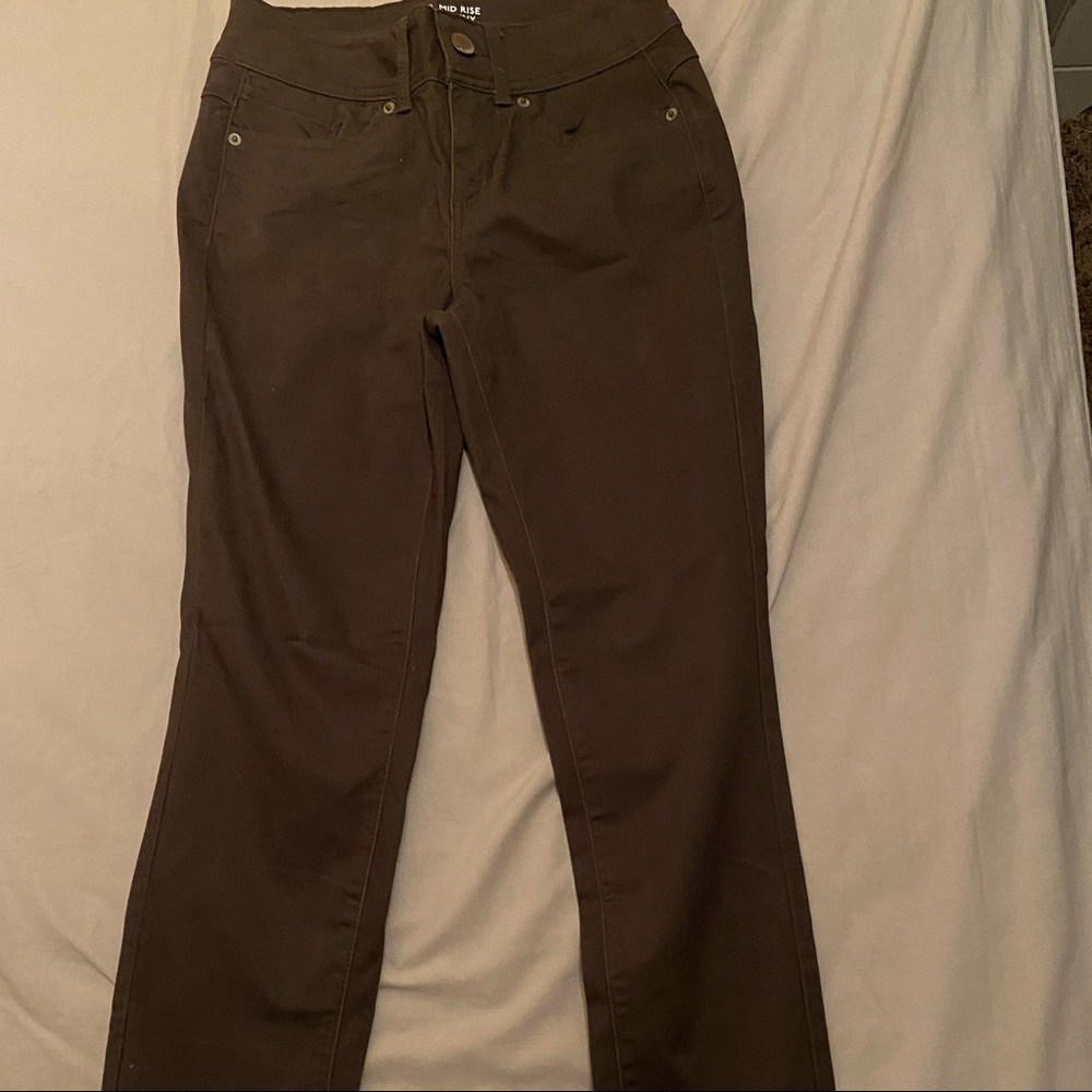 Amid Rise Skinny Jeans